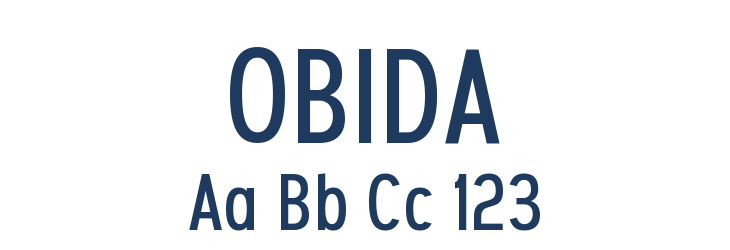 OBIDA Font Preview