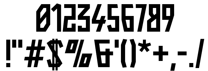 Obacht Font OTHER CHARS