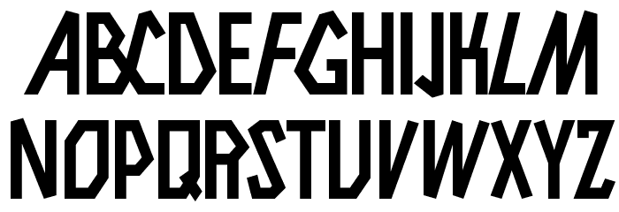 Obacht Font LOWERCASE