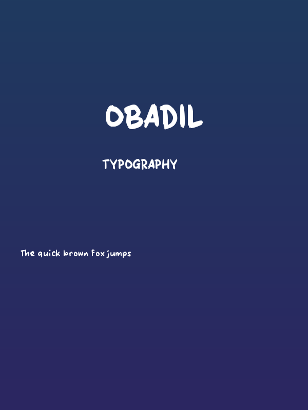 Obadil Poster