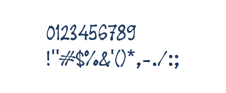 Obage Script Other Characters