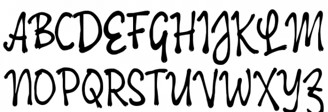 Obage Script Schriftart Gro&szlig;