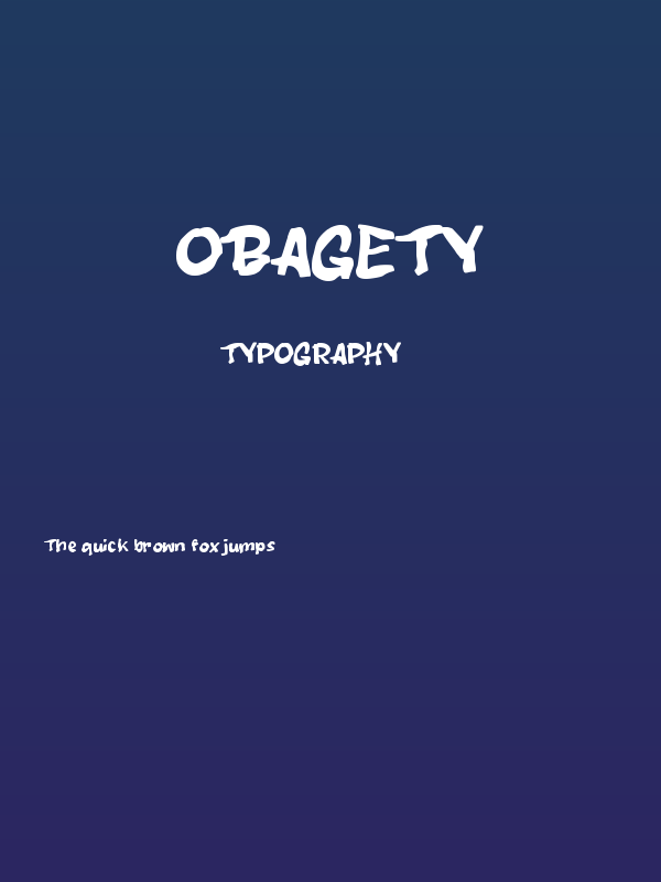 Obagety Poster