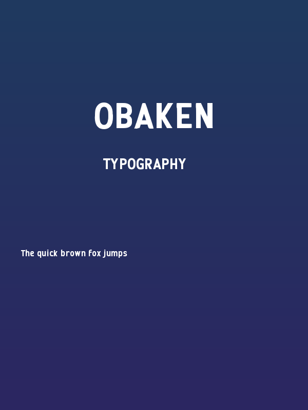 Obaken Poster