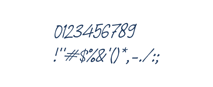 Obayani Script Other Characters