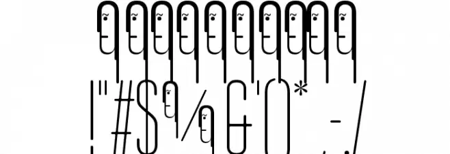 Obcecada-Sans フォント その他の文字