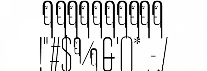 Obcecada-Sans Font OTHER CHARS