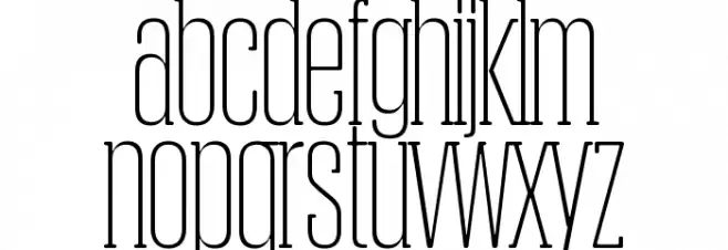 Obcecada-Serif Caratteri MINUSCOLO