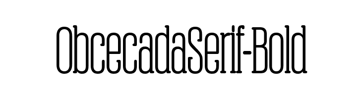 ObcecadaSerif-Bold  免费字体下载