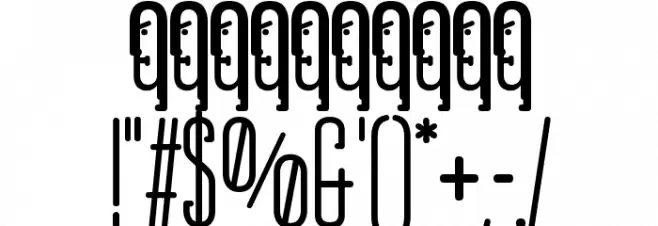 ObcecadaSerif-Bold Font OTHER CHARS