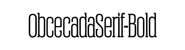 ObcecadaSerif-Bold  les polices de caractères gratuit tlcharger