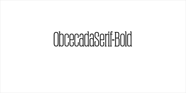 ObcecadaSerif-Bold Logo