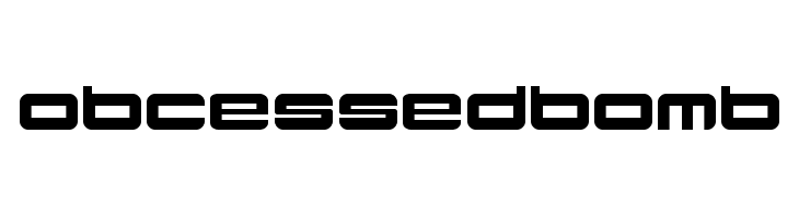 ObcessedBomb  フリーフォントのダウンロード