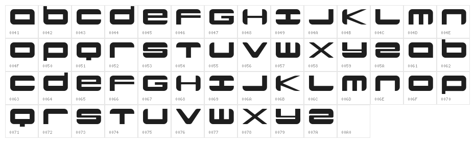 ObcessedBomb Character Map