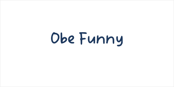 Obe Funny Logo