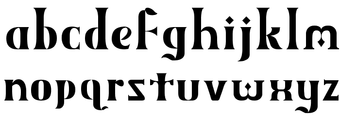 Obelisk MXVV 1.1 Font LOWERCASE