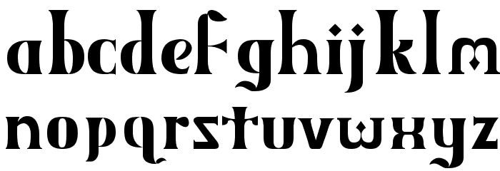 Obelisk MXVV Regular Font LOWERCASE