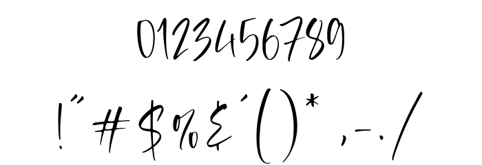 Obelisk Stone フォント その他の文字