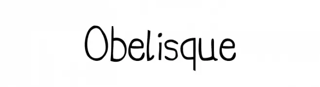 Obelisque  免费字体下载
