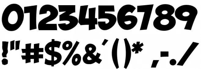 Obelix Pro Cry Font OTHER CHARS