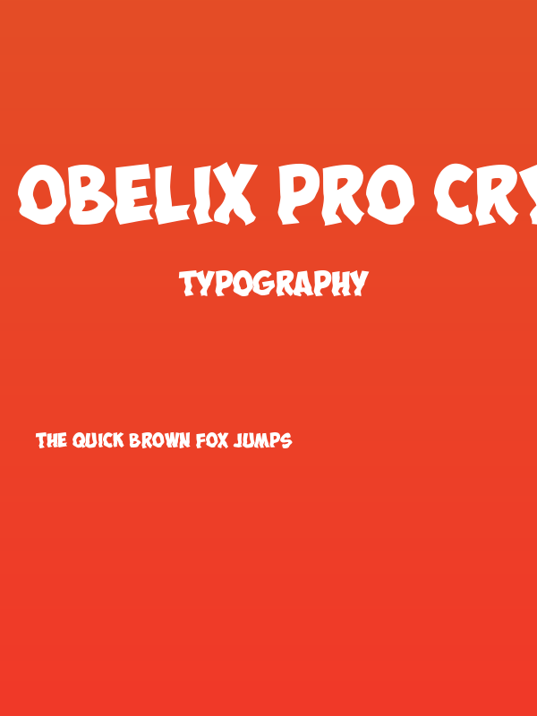 Obelix Pro Cry Poster