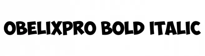 ObelixPro Bold Italic  font caratteri gratis