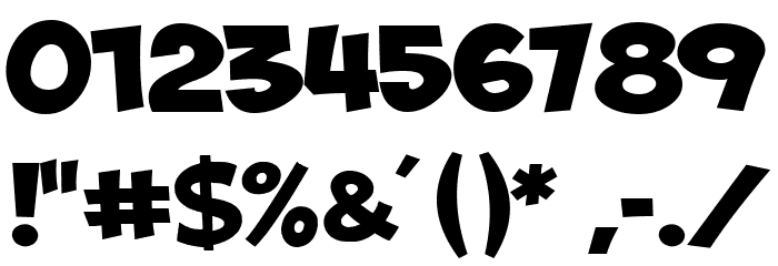 ObelixPro Bold Italic Font OTHER CHARS