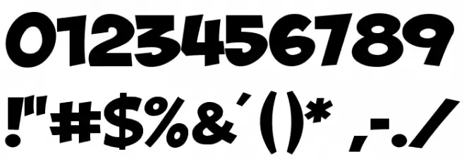 ObelixPro Bold Font OTHER CHARS