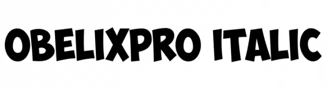 ObelixPro Italic  font caratteri gratis