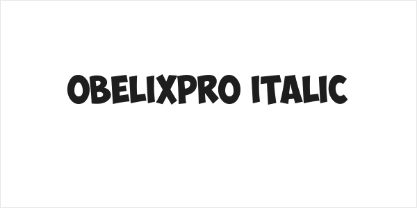 ObelixPro Italic Logo