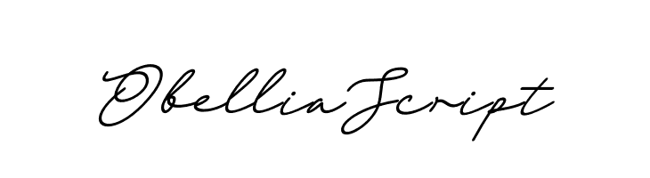 Obellia Script  नि: शुल्क फ़ॉन्ट्स डाउनलोड