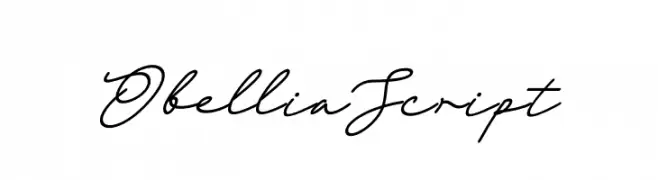 Obellia Script  Descarca Fonturi Gratis
