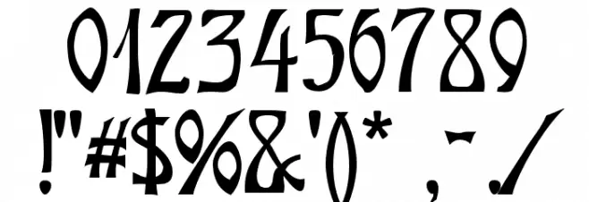 Ober-Tuerkheim Font OTHER CHARS