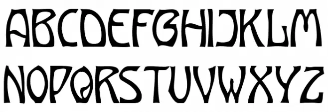 Ober-Tuerkheim Fonte MAIÚSCULAS