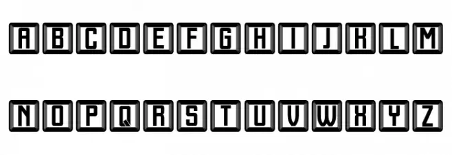 Oberding Regular Font Litere mari
