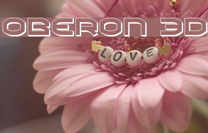 Oberon 3D Font examples