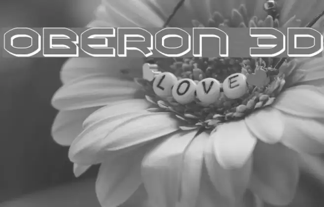 Oberon 3D Font examples