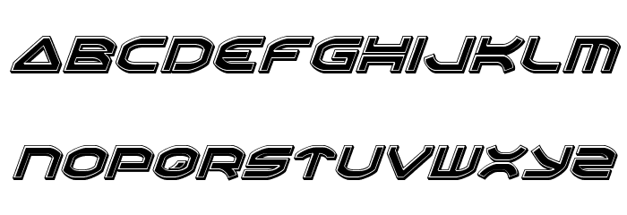 Oberon Bevel Italic Polices MINUSCULES