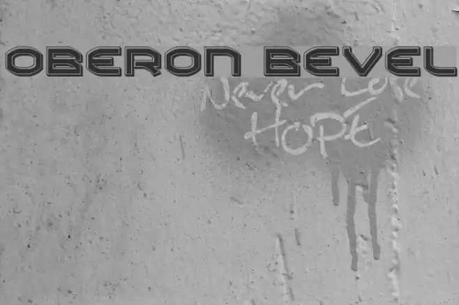 Oberon Bevel Font examples