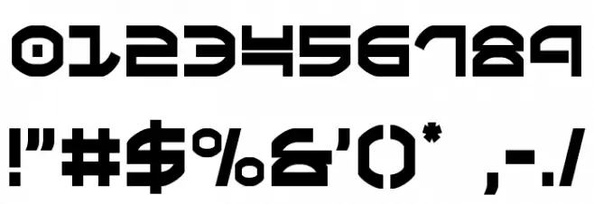 Oberon Condensed Font OTHER CHARS