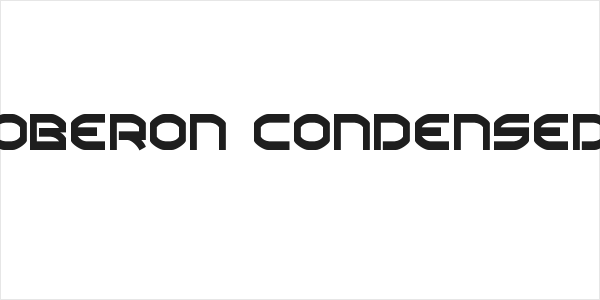 Oberon Condensed Logo