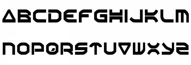 Oberon Condensed Schriftart Groß