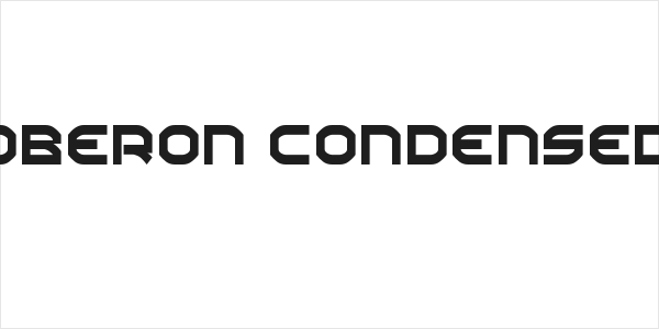 Oberon Condensed Logo