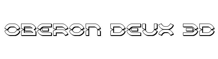 Oberon Deux 3D  नि: शुल्क फ़ॉन्ट्स डाउनलोड