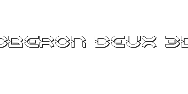 Oberon Deux 3D Logo