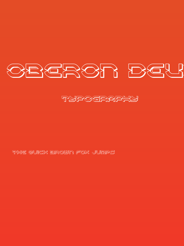 Oberon Deux 3D Poster