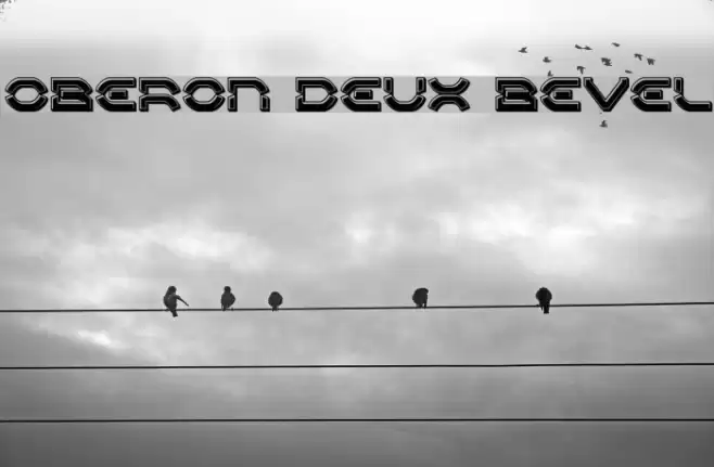 Oberon Deux Bevel Font examples