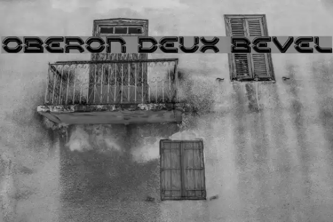 Oberon Deux Bevel Font examples