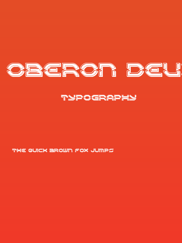 Oberon Deux Bevel Poster