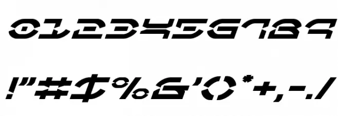 Oberon Deux Expanded Italic Fuentes OTROS CHARS